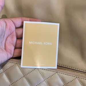 Michael Kors medium leather backpack purse